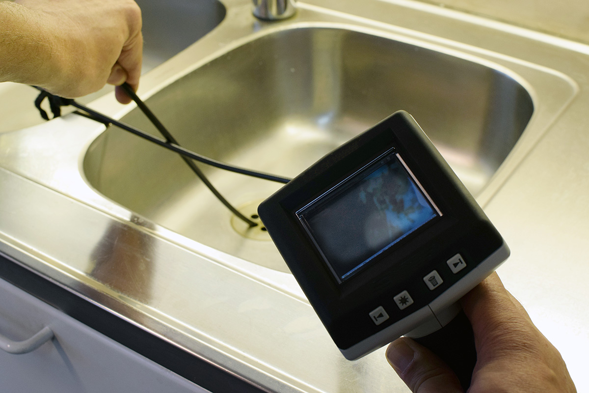 remove blockage kitchen sink pipe