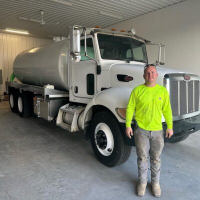 Today We Took Delivery of Our Pump Truck!